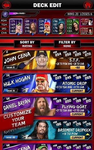 WWE美国职业摔角联盟(WWE SuperCard)